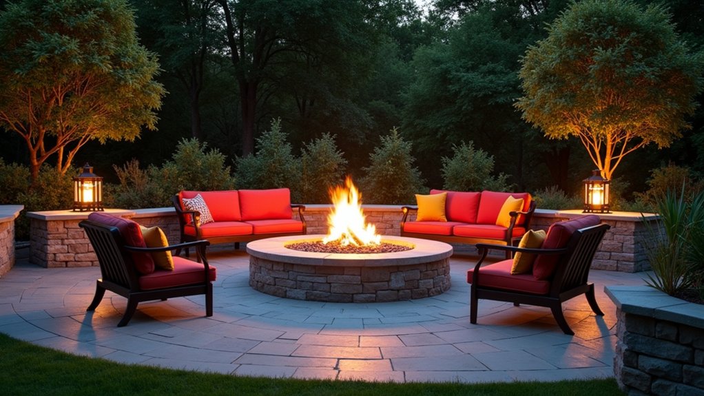 17 Easy Pool Deck Update Ideas That Make a Big Impact cozy fire pit retreat