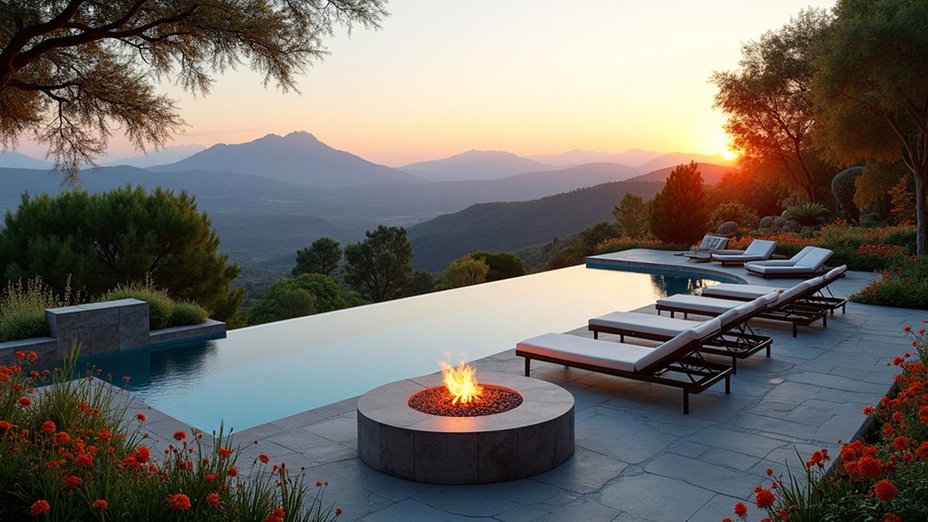 cozy luxury sunset retreat