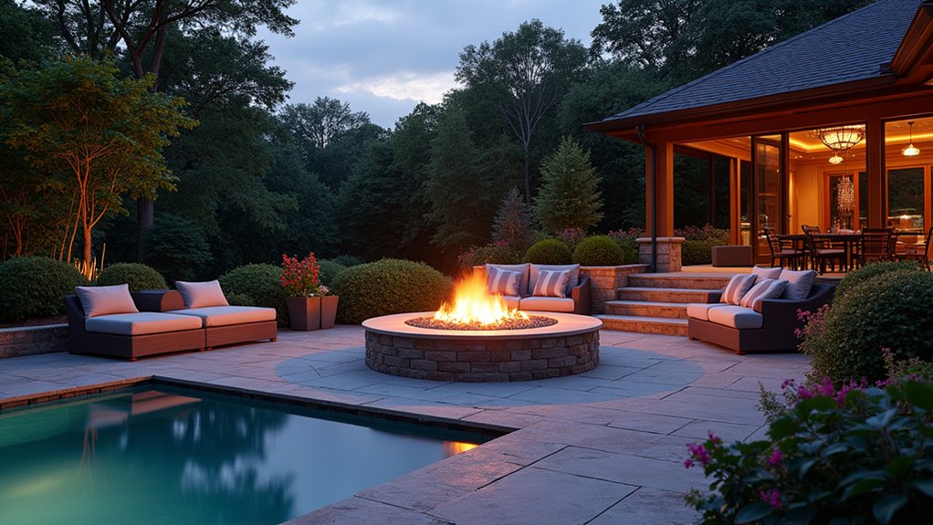 cozy outdoor gathering spot