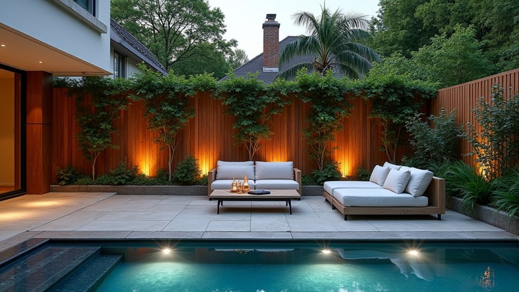 19 Smart Pool Deck on a Budget Ideas That Look Expensive cozy privacy fence options