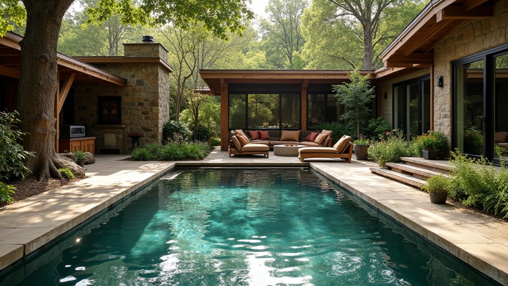 15 Rustic Pool Ideas For A Cozy Outdoor Escape - Love Gunite Pool