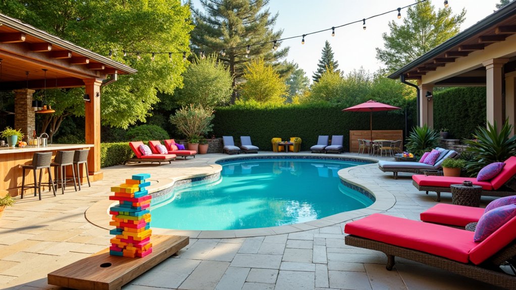 19 Fun Pool Deck Decorating Ideas to Add Personality to Your Space creative poolside activities await