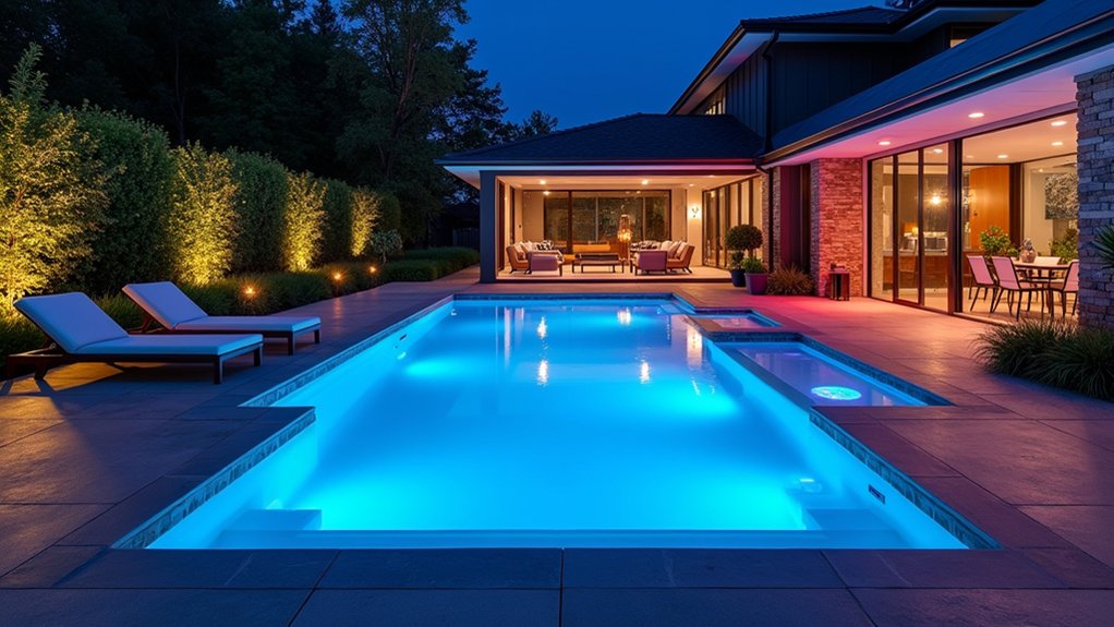 15 Unique Pool Ideas to Make Your Backyard Stand Out customizable energy efficient lighting