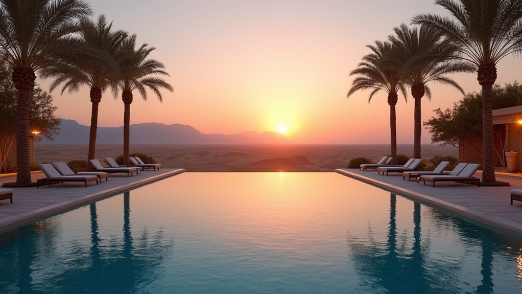 desert oasis with tranquility