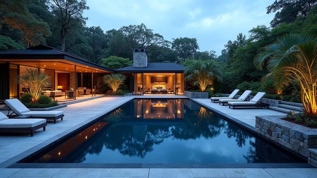 20 Inground Pool Ideas to Elevate Your Outdoor Living dramatic elegance in pools