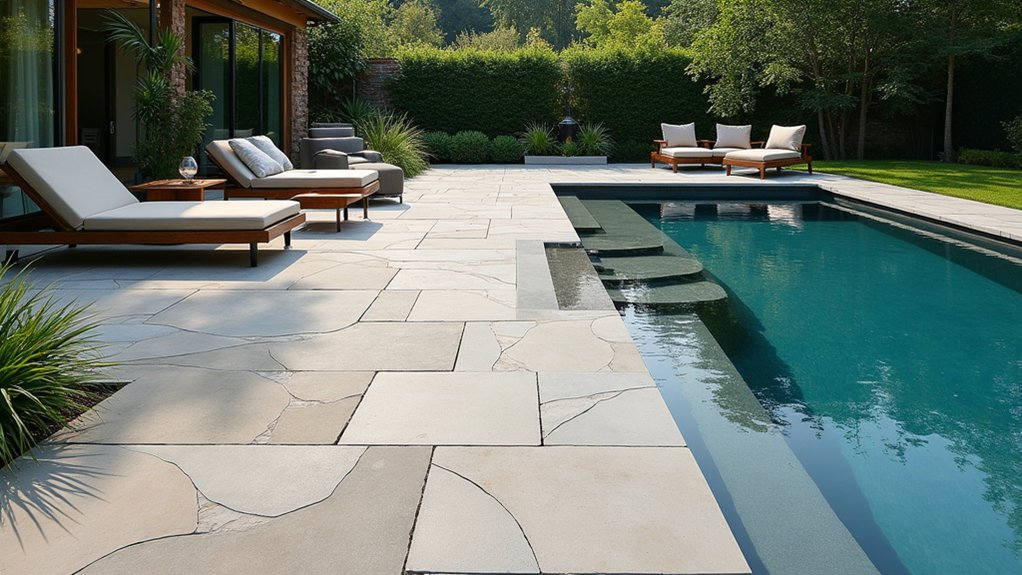 23 Striking Modern Pool Deck Ideas for a Sleek Backyard Finish durable and stylish paving