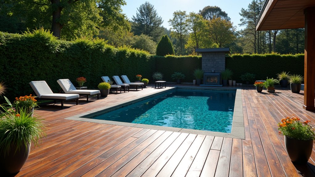 21 Inspiring Pool Deck Makeover Ideas You’ll Want to Try This Summer durable stylish low maintenance decking