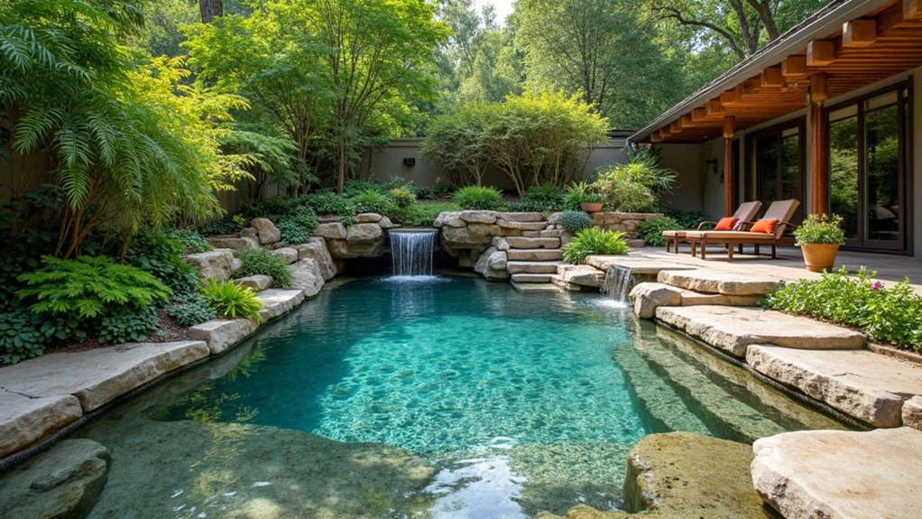 20 Contemporary Pool Design Ideas for Stylish Homes eco friendly natural pool design