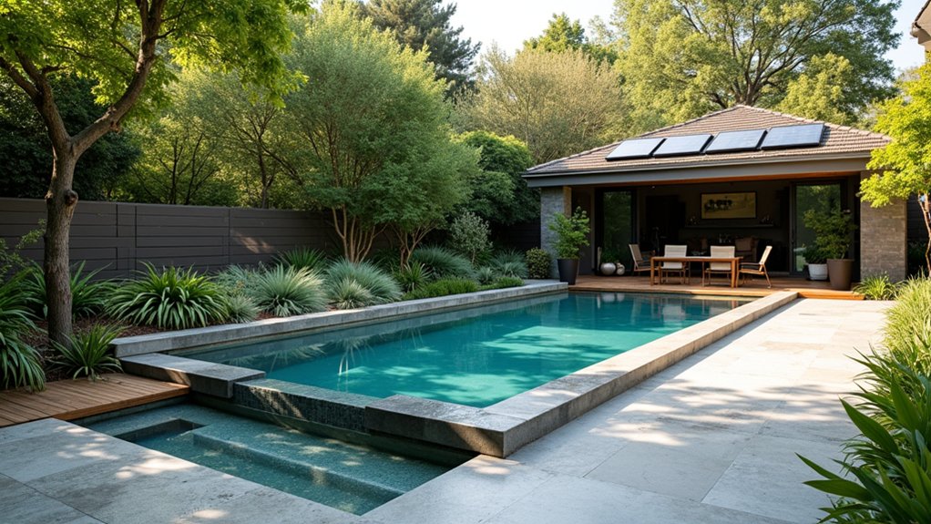 23 Concrete Pool Design Ideas That Blend Form and Function eco friendly pool enhancements