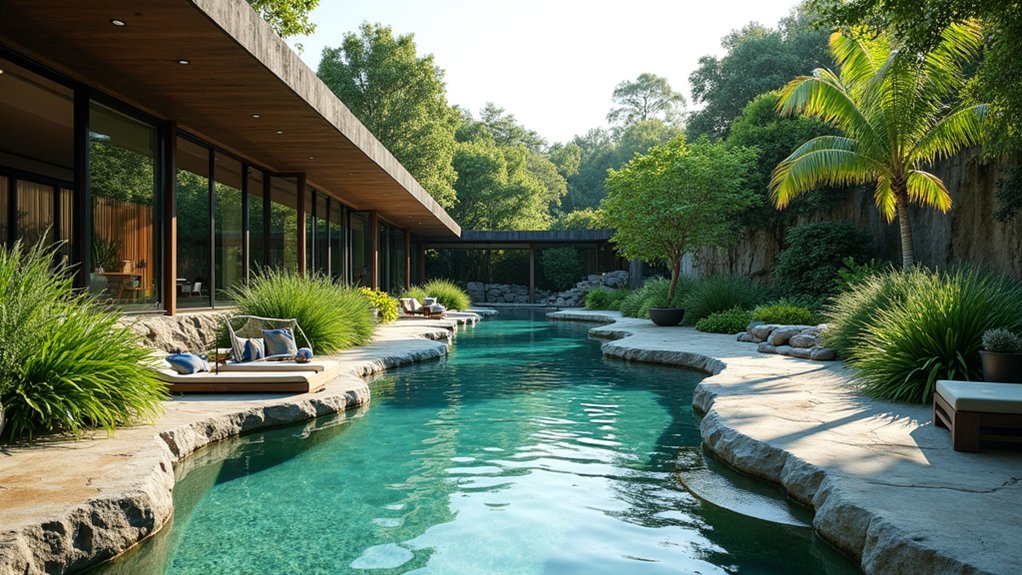 eco friendly solar heated pool