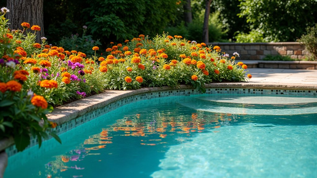 20 Vibrant Pool Landscaping With Flowers to Add Color and Charm edible flowers enhance dishes
