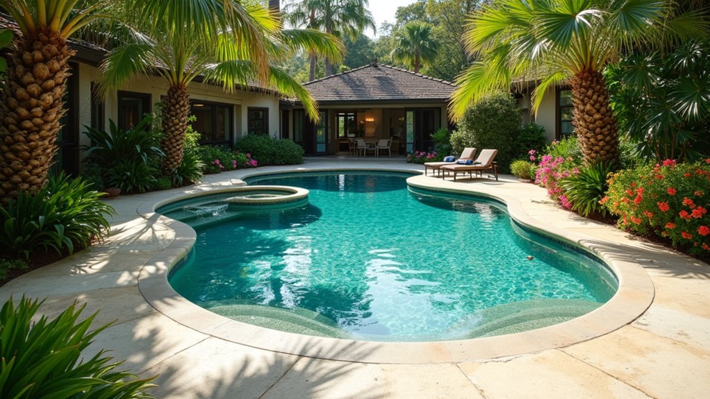 15 Unique Pool Ideas to Make Your Backyard Stand Out elegant backyard beach entry