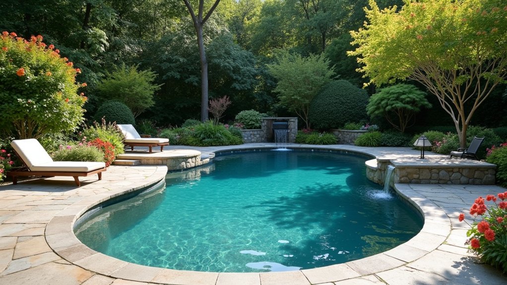 20 Classic Pool Design Ideas That Never Go Out of Style elegant backyard oasis design