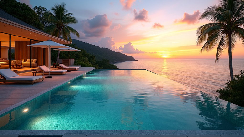 23 Luxury Pool Ideas That Turn Your Backyard Into a Resort elegant backyard oasis design