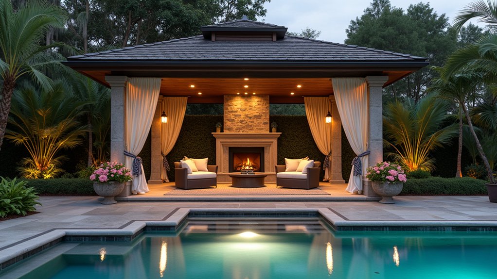 23 Flashy Las Vegas Pool Landscaping Ideas That Bring the Wow Factor elegant comfort by the pool