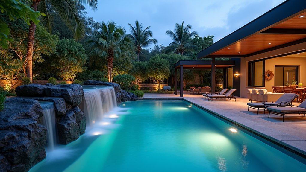 20 Residential Pool Design Ideas for Everyday Elegance elegant custom pool waterfalls