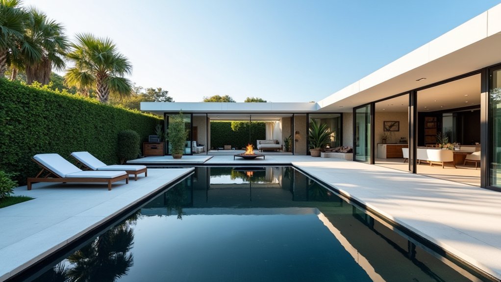 23 Modern Pool Design Ideas That Redefine Outdoor Living elegant dark pool design