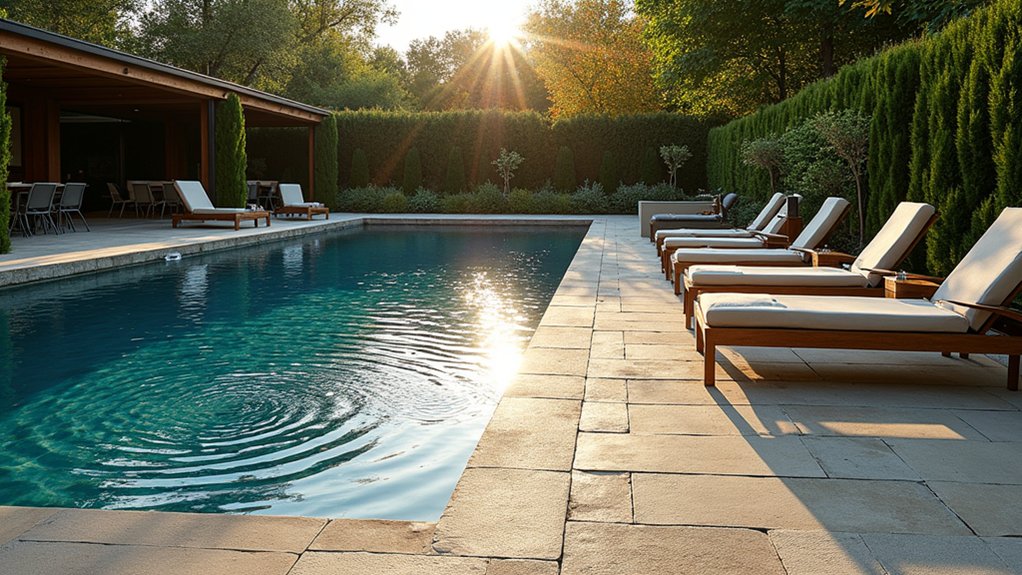 21 Elegant Pool Deck Pavers That Add Texture and Style elegant durable poolside pavers