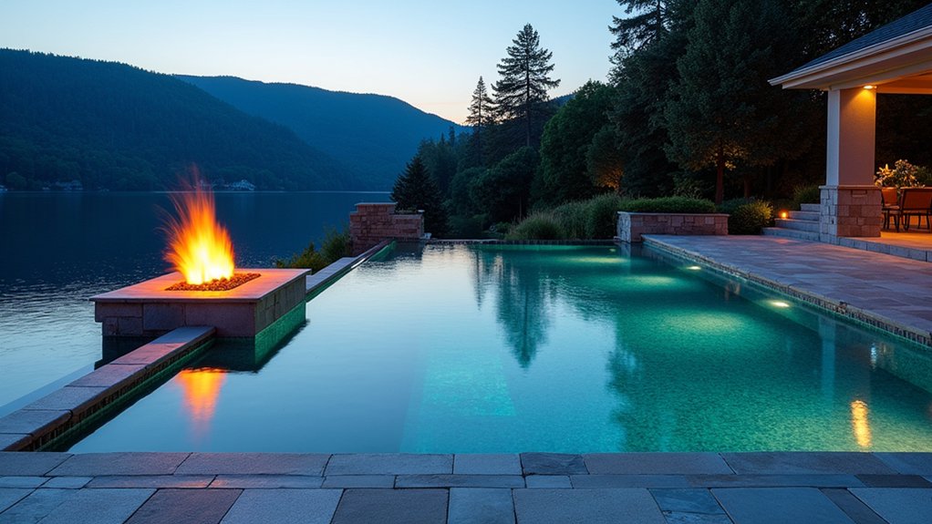 elegant fire and water