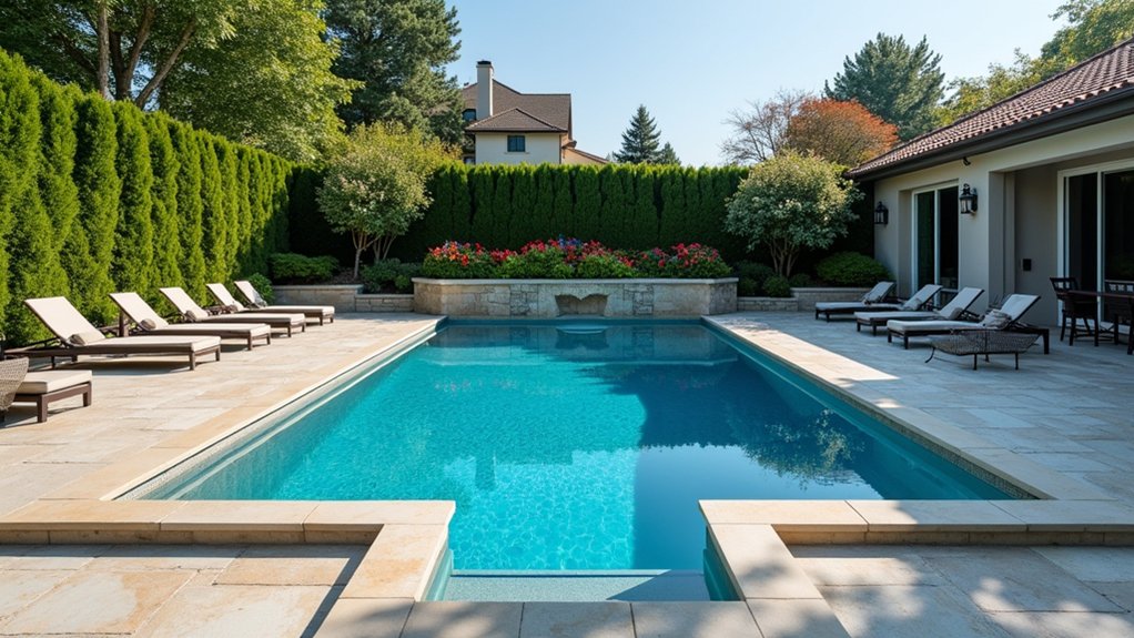 20 Classic Pool Design Ideas That Never Go Out of Style elegant functional pool design