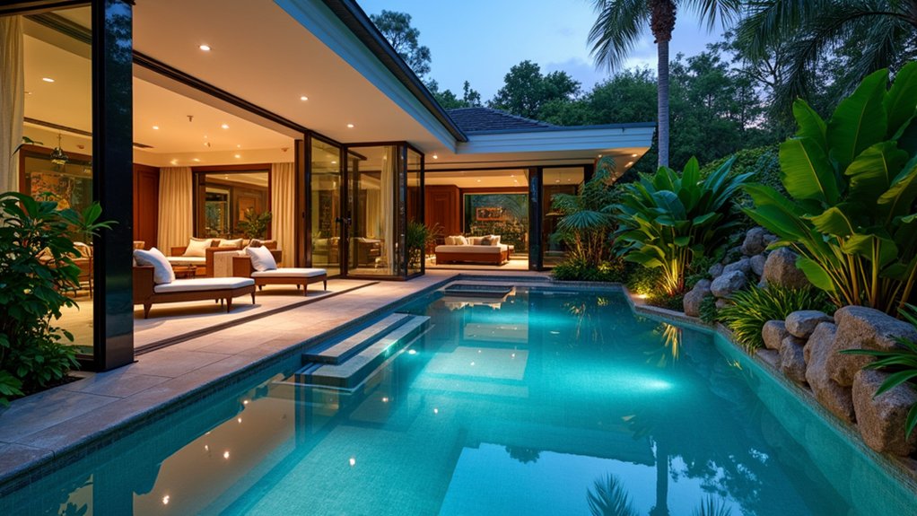 20 Creative Pool Ideas to Add Personality to Your Yard elegant indoor outdoor oasis