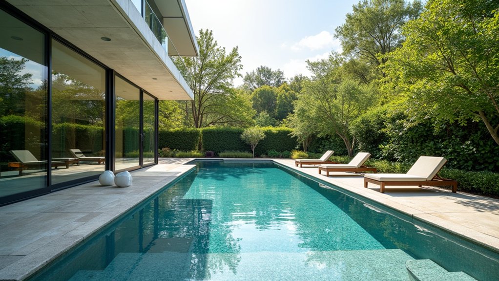 15 Architectural Pool Design Ideas That Make a Bold Statement elegant indoor outdoor sanctuary