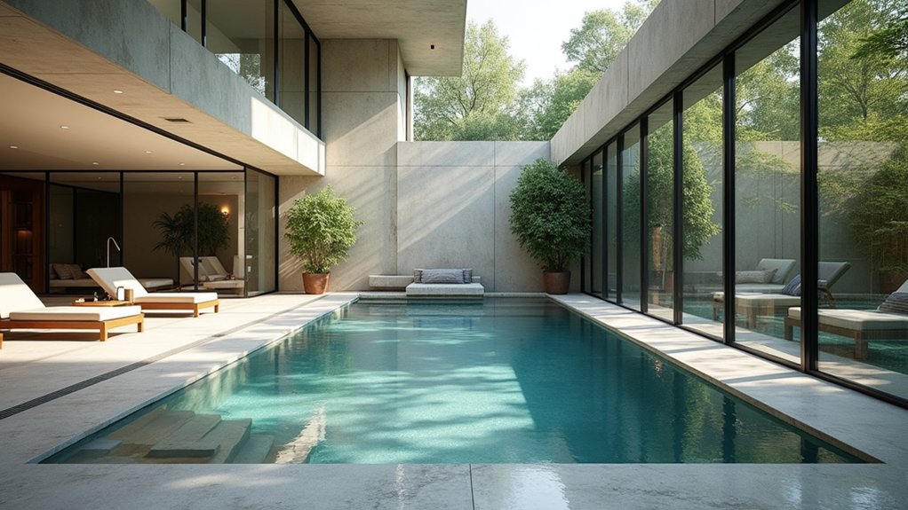 20 Indoor Pool Ideas That Bring the Spa Home elegant indoor pool oasis