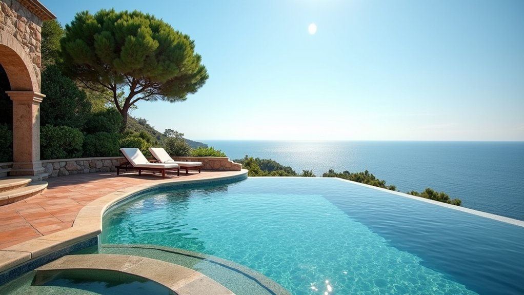 18 Mediterranean Pool Design Ideas for Timeless Style elegant infinity edge pool