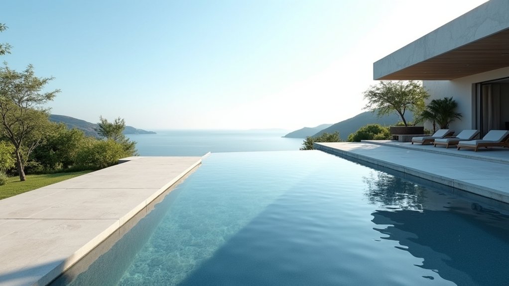 18 Minimalist Pool Design Ideas for a Sleek Backyard Look elegant infinity edge pools