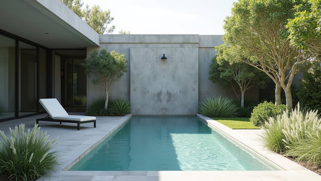 20 Minimalist Pool Ideas for a Clean and Serene Look elegant low maintenance pool landscaping