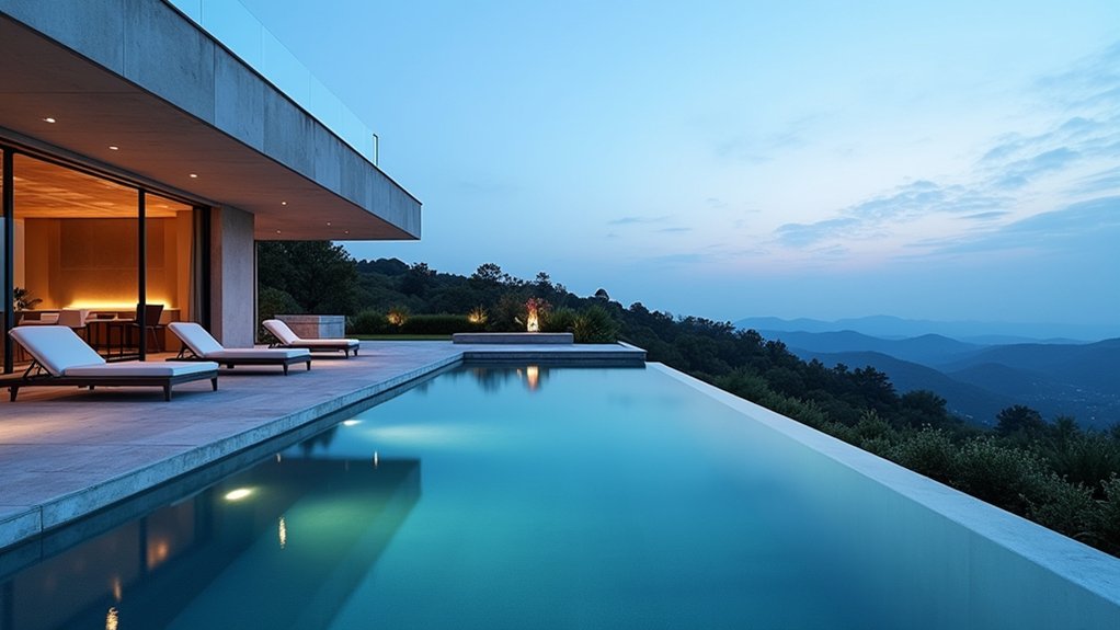 15 Sleek Modern Pool Ideas to Elevate Your Backyard Design elegant luxury pool design
