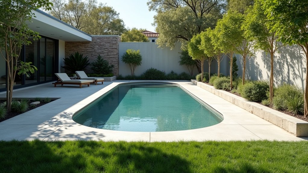 23 Oval Pool Design Ideas That Flow Beautifully in Any Yard elegant minimalist pool design