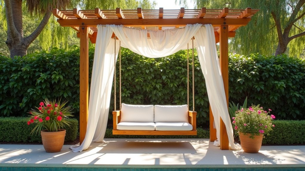 21 Clever Pool Deck Shade Ideas for Cool Summer Days elegant relaxation by the pool