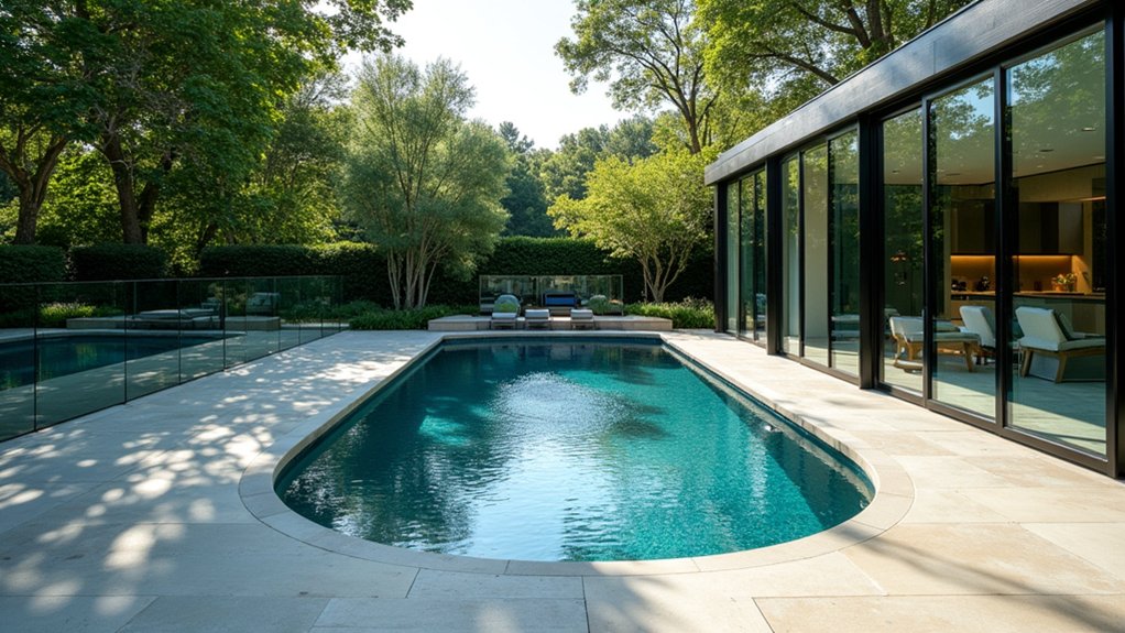 23 Oval Pool Design Ideas That Flow Beautifully in Any Yard elegant safety and aesthetics