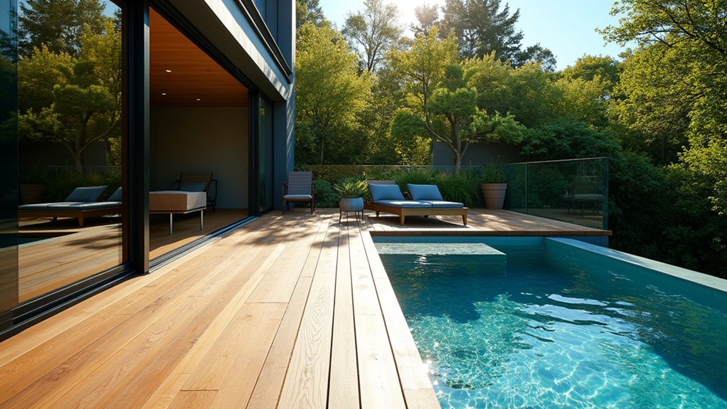 23 Fresh Pool Deck Renovation Ideas That Completely Transform Your Yard elegant safety for pools