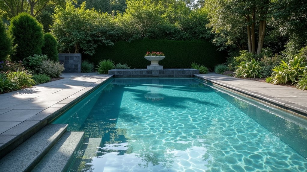 21 Crisp Pool Deck Edging Ideas That Define the Space elegant serene pool retreat