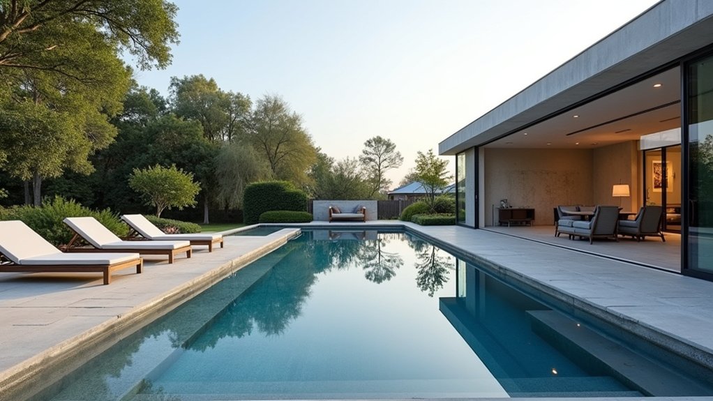 18 Rectangular Pool Design Ideas That Are Clean and Classic elegant serenity by infinity