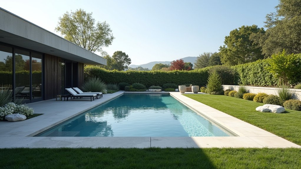 18 Rectangular Pool Design Ideas That Are Clean and Classic elegant simplicity in design
