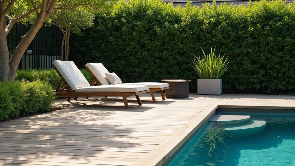 23 Creative Above Ground Pool Deck Small Yard Solutions That Work elegant space saving furniture solutions