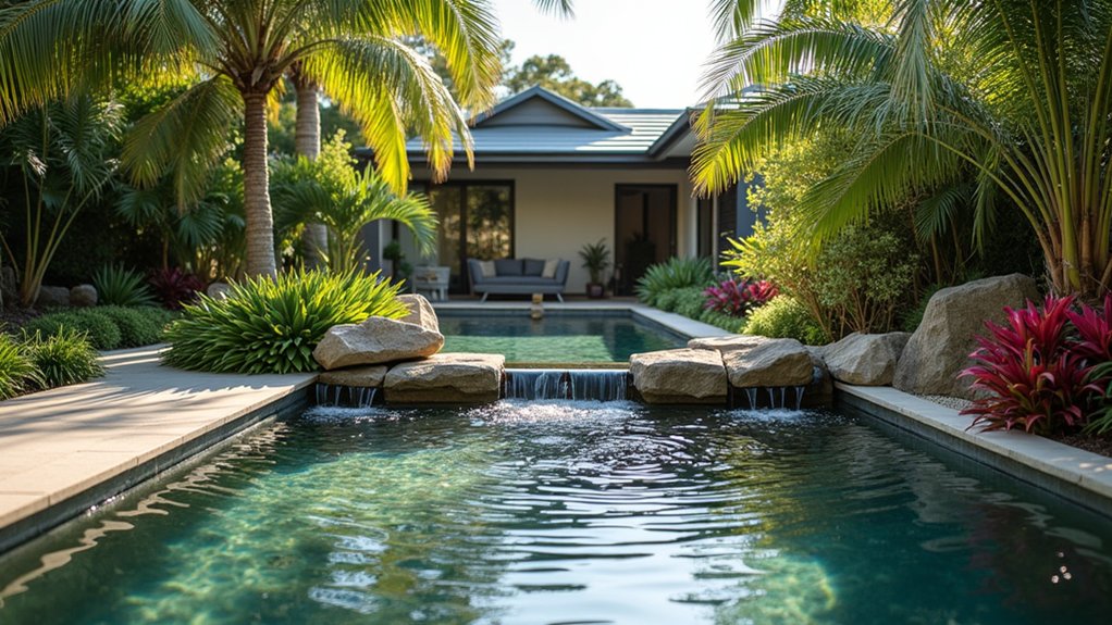 20 Breezy Australian Pool Landscaping Ideas for Laid-Back Vibes elevate tranquility with water