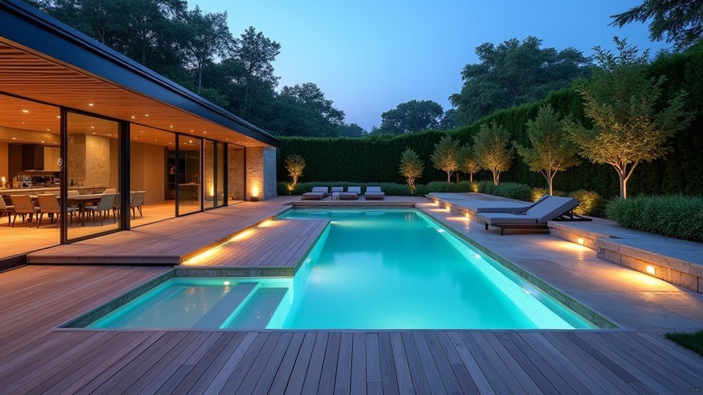 18 Sleek Pool Landscaping With Deck Ideas That Add Seamless Style elevate your outdoor experience