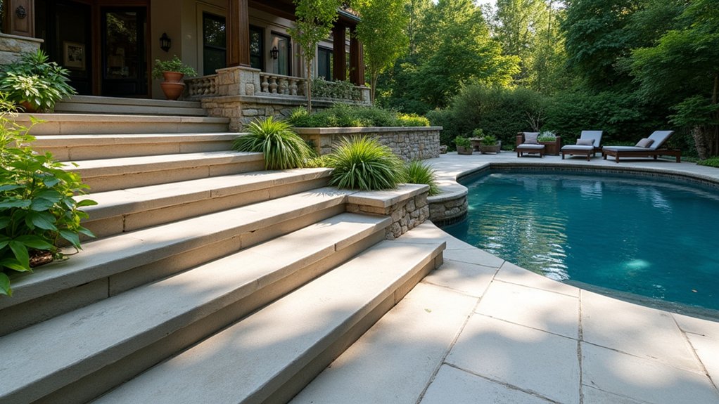 19 Durable Pool Deck Concrete Ideas That Are Built to Last elevate your pool experience