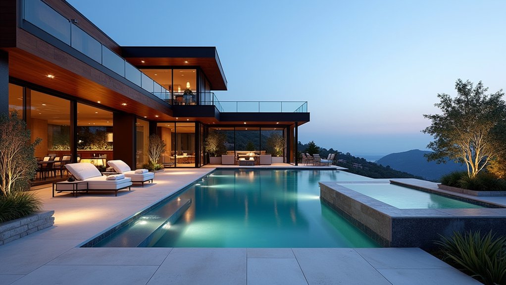 17 Modern Inground Pool Deck Ideas That Define Luxury elevated outdoor relaxation spaces