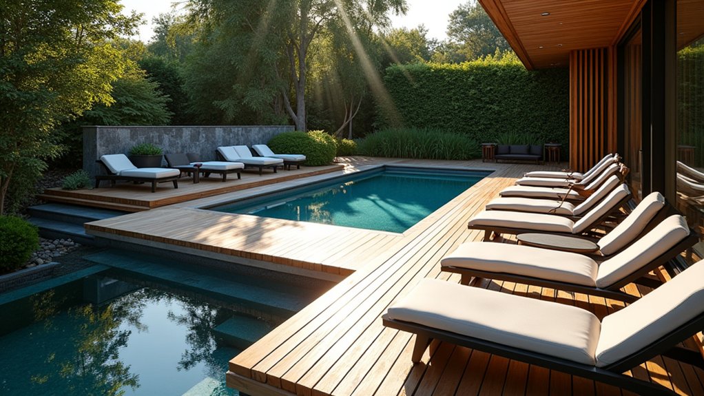 20 Residential Pool Design Ideas for Everyday Elegance elevated pool deck oasis