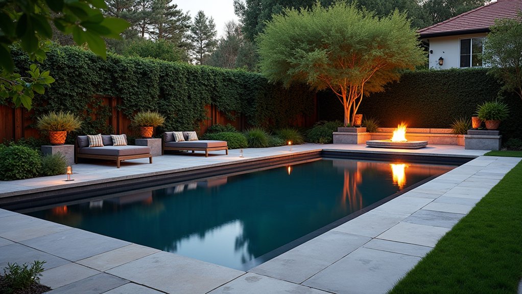 20 Gorgeous Small Backyard Pool Ideas for Compact Spaces enchanting backyard fire and pool