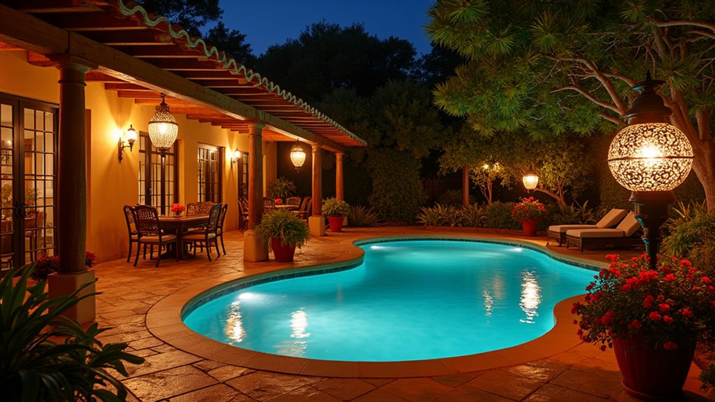 enchanting evening retreat lighting