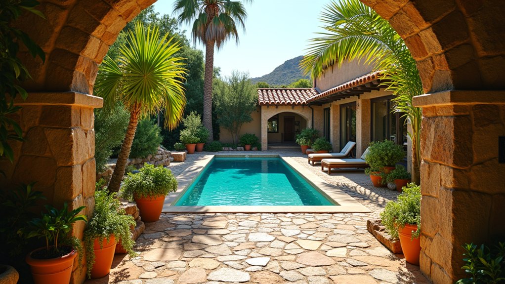 enchanting rustic stone pathways