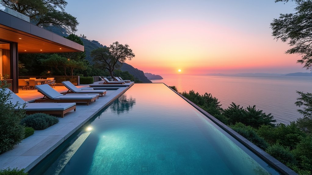 23 Smart Pool Design Concepts to Plan the Perfect Space endless view serene paradise
