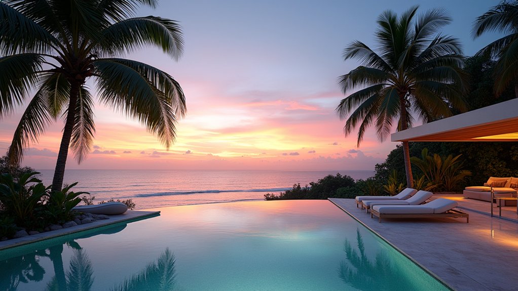 23 Tropical Pool Ideas to Create a Backyard Paradise endless views serene oasis