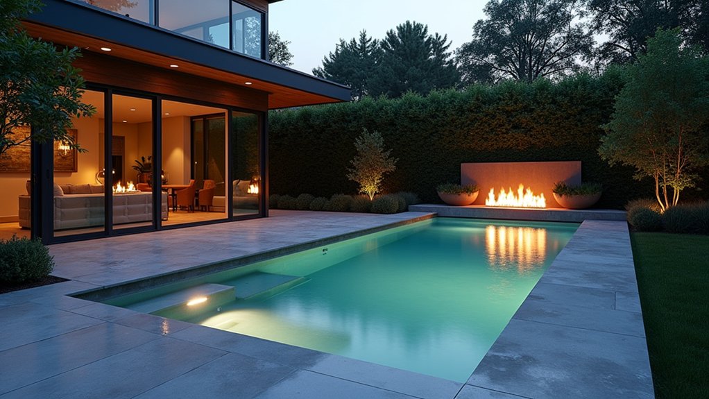 18 Plunge Pool Ideas for Small Yards With Big Impact fire and water harmony